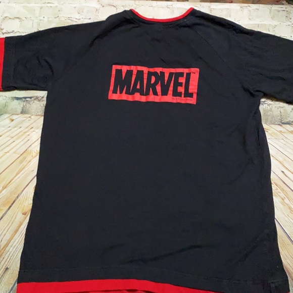 Spider-Man Marvel t-shirt large black and red theme park - Picture 7 of 10